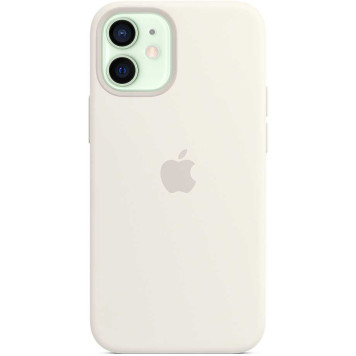 Чехол (клип-кейс) Apple для Apple iPhone 12 mini Silicone Case with MagSafe белый (MHKV3ZE/A) -1