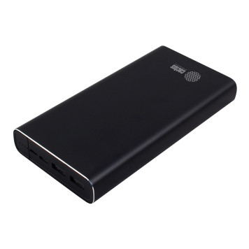 Мобильный аккумулятор Cactus CS-PBFSIT-20000 Li-Pol 20000mAh 2.1A+2.1A черный 2xUSB материал алюминий -2