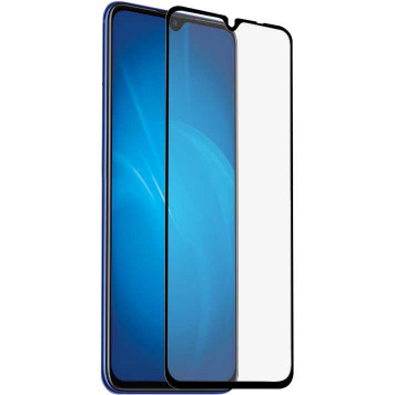 Защитное стекло для экрана DF xiColor-80 черный для Xiaomi Redmi 9/9T/Poco M3 прозрачная 1шт. (DF XICOLOR-80 (BLACK)) 