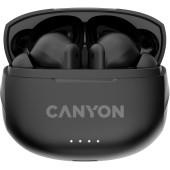 Гарнитура внутриканальные Canyon TWS-8 черный беспроводные bluetooth в ушной раковине (CNS-TWS8B)