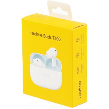 Наушники внутриканальные Realme Buds T300 RMA2302 белый беспроводные bluetooth в ушной раковине (631209000024) 