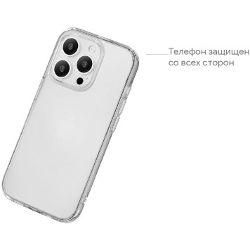 Чехол (клип-кейс) uBear для Apple iPhone 15 Real Case прозрачный (CS248TT61RL-I23) -7