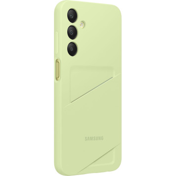 Чехол (клип-кейс) Samsung для Samsung Galaxy A25 Card Slot Case A25 лайм (EF-OA256TMEGRU) -2
