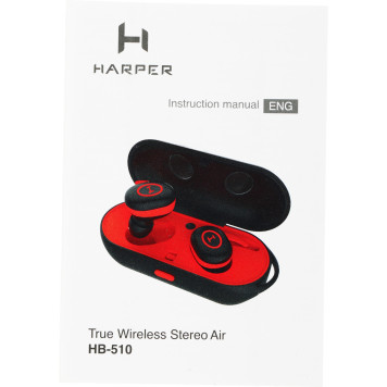 Гарнитура внутриканальные Harper HB-510 черный беспроводные bluetooth в ушной раковине (H00002183) -15