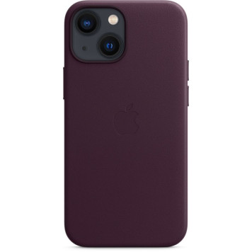 Чехол (клип-кейс) Apple для Apple iPhone 13 mini Leather Case with MagSafe темная вишня (MM0G3ZE/A) -1