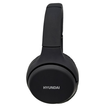 Гарнитура накладные Hyundai H-HP101 черный беспроводные bluetooth оголовье -1