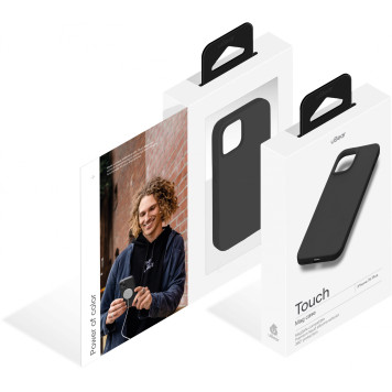 Чехол (клип-кейс) uBear для Apple iPhone 15 Plus Touch Mag Case with MagSafe черный (CS270BL67TH-I23M) -4