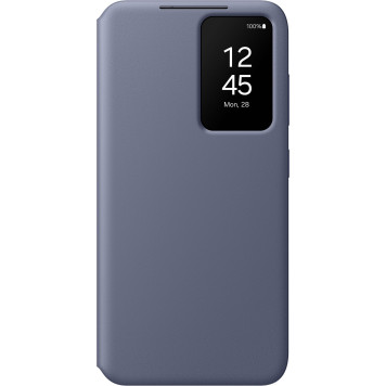 Чехол (флип-кейс) Samsung для Samsung Galaxy S24 Smart View Wallet Case S24 фиолетовый (EF-ZS921CVEGRU) 