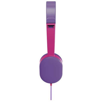 Наушники накладные Hama Kids 1.2м фиолетовый/розовый проводные оголовье (00177014) -3