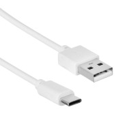 Кабель SunWind USB (m)-USB Type-C (m) 1м белый блистер