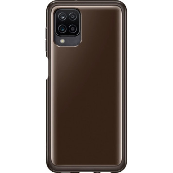 Чехол (клип-кейс) Samsung для Samsung Galaxy A12 Soft Clear Cover черный (EF-QA125TBEGRU) -2