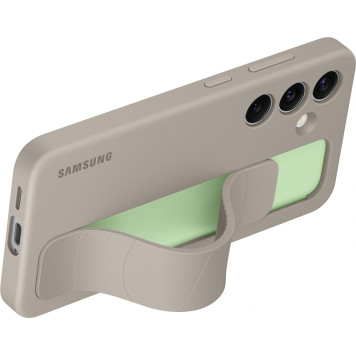 Чехол (клип-кейс) Samsung для Samsung Galaxy S24 Standing Grip Case S24 серо-коричневый (EF-GS921CUEGRU) -2