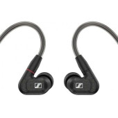 Наушники вкладыши Sennheiser IE 300 1.25м черный проводные крепление за ухом (509104)