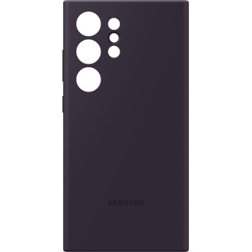 Чехол (клип-кейс) Samsung для Samsung Galaxy S24 Ultra Silicone Case S24 Ultra темно-фиолетовый (EF-PS928TEEGRU) -3