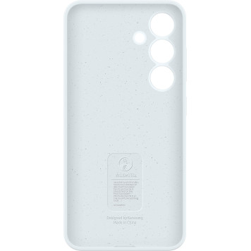 Чехол (клип-кейс) Samsung для Samsung Galaxy S24+ Silicone Case S24+ белый (EF-PS926TWEGRU) -1