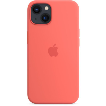 Чехол (клип-кейс) Apple для Apple iPhone 13 mini Silicone Case with MagSafe розовый помело (MM1V3ZE/A) -1