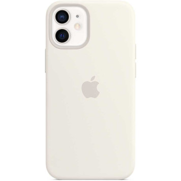 Чехол (клип-кейс) Apple для Apple iPhone 12 mini Silicone Case with MagSafe белый (MHKV3ZE/A) -3