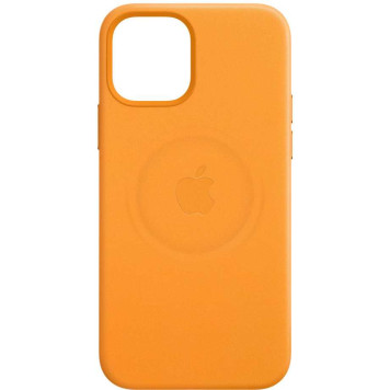Чехол (клип-кейс) Apple для Apple iPhone 12 mini Leather Case with MagSafe золотой апельсин (MHK63ZE/A) 