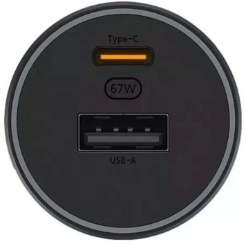 Автомобильное зар./устр. Xiaomi BHR6814GL 67W 6.1A (PD) USB-C/USB-A универсальное черный -2