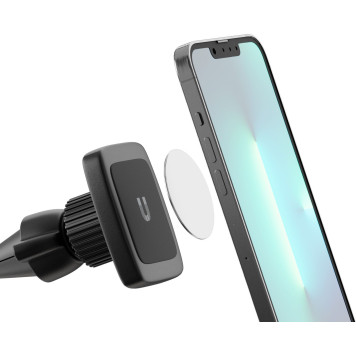 Держатель Uzay магнитный черный для смартфонов (UZ-MM-01-BK) -6