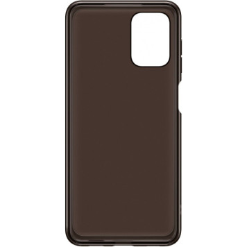 Чехол (клип-кейс) Samsung для Samsung Galaxy A12 Soft Clear Cover черный (EF-QA125TBEGRU) -1