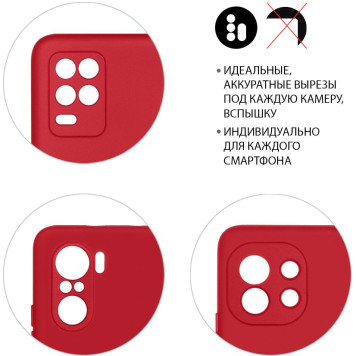 Чехол (клип-кейс) DF для Xiaomi 12 Pro xiOriginal-30 красный (XIORIGINAL-30 (RED)) -5