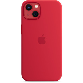 Чехол (клип-кейс) Apple для Apple iPhone 13 mini Silicone Case with MagSafe красный (MM233ZE/A) -4