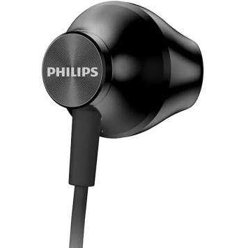 Наушники вкладыши Philips TAUE100BK/00 1.2м черный проводные в ушной раковине -2