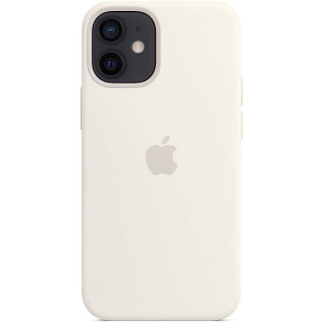 Чехол (клип-кейс) Apple для Apple iPhone 12 mini Silicone Case with MagSafe белый (MHKV3ZE/A) -4
