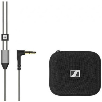 Наушники вкладыши Sennheiser IE 300 1.25м черный проводные крепление за ухом (509104) -2