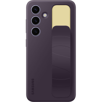 Чехол (клип-кейс) Samsung для Samsung Galaxy S24 Standing Grip Case S24 темно-фиолетовый (EF-GS921CEEGRU) -3