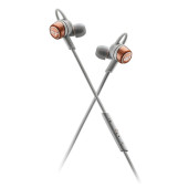 Гарнитура вкладыши Plantronics BackBeat Go 3 белый/оранжевый беспроводные bluetooth шейный обод (204351-05)