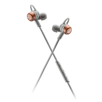 Гарнитура вкладыши Plantronics BackBeat Go 3 белый/оранжевый беспроводные bluetooth шейный обод (204351-05) 