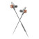 Гарнитура вкладыши Plantronics BackBeat Go 3 белый/оранжевый беспроводные bluetooth шейный обод (204351-05) 