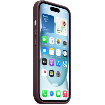 Чехол (клип-кейс) Apple для Apple iPhone 15 MT3E3FE/A with MagSafe Mulberry -6