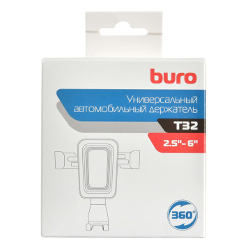 Держатель Buro T32 черный для для смартфонов и навигаторов -2