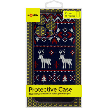 Чехол (клип-кейс) Redline для Apple iPhone 15 Pro Max mObility art черный (УТ000038151) 