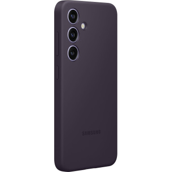 Чехол (клип-кейс) Samsung для Samsung Galaxy S24 Silicone Case S24 темно-фиолетовый (EF-PS921TEEGRU) -3