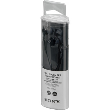 Гарнитура вкладыши Sony MDR-EX15AP Black 1.2м черный проводные в ушной раковине (MDR-EX15APB) -6