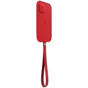 Чехол (футляр) Apple для Apple iPhone 12 mini Leather Sleeve with MagSafe красный (MHMR3ZE/A) -1