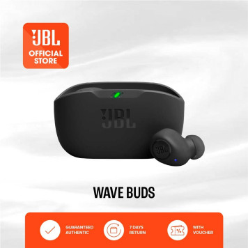 Гарнитура вкладыши JBL Wave Buds черный беспроводные bluetooth в ушной раковине (JBLWBUDSBLK) -4