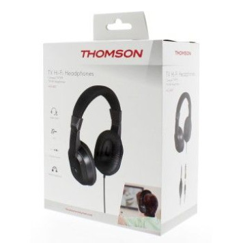 Наушники мониторные Thomson HED4407 TV Hi-Fi 8м черный проводные оголовье (00132469) -2