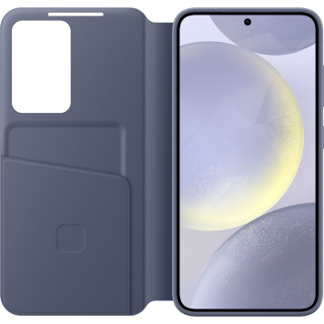 Чехол (флип-кейс) Samsung для Samsung Galaxy S24 Smart View Wallet Case S24 фиолетовый (EF-ZS921CVEGRU) -1