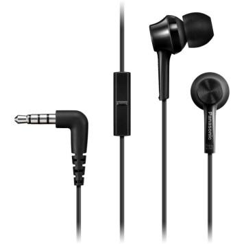 Гарнитура вкладыши Panasonic RP-TCM115GC 1.2м черный проводные в ушной раковине (RP-TCM115GCK) -1