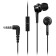 Гарнитура вкладыши Panasonic RP-TCM115GC 1.2м черный проводные в ушной раковине (RP-TCM115GCK) 
