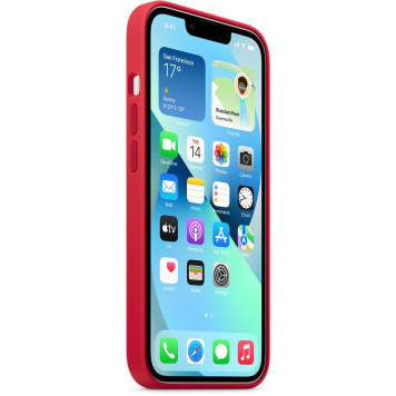 Чехол (клип-кейс) Apple для Apple iPhone 13 mini Silicone Case with MagSafe красный (MM233ZE/A) -6