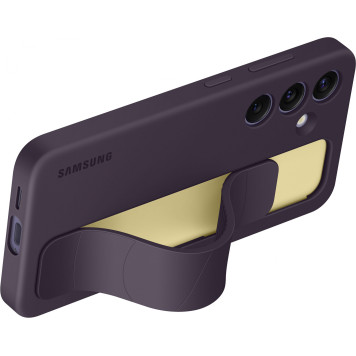 Чехол (клип-кейс) Samsung для Samsung Galaxy S24 Standing Grip Case S24 темно-фиолетовый (EF-GS921CEEGRU) -2