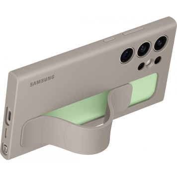 Чехол (клип-кейс) Samsung для Samsung Galaxy S24 Ultra Standing Grip Case S24 Ultra серо-коричневый (EF-GS928CUEGRU) -2