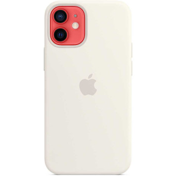 Чехол (клип-кейс) Apple для Apple iPhone 12 mini Silicone Case with MagSafe белый (MHKV3ZE/A) -2