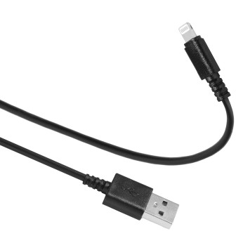 Кабель SunWind USB (m)-Lightning (m) 1.2м черный блистер -6